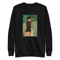 Black Sweater Young Woman In A Garden Jeune Femme Dans Un Jardin Painting In High Resolution Signature