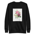 Black Sweater Anemone And Cabbage Rose - Pierre-Joseph Redoute 1759 Signature