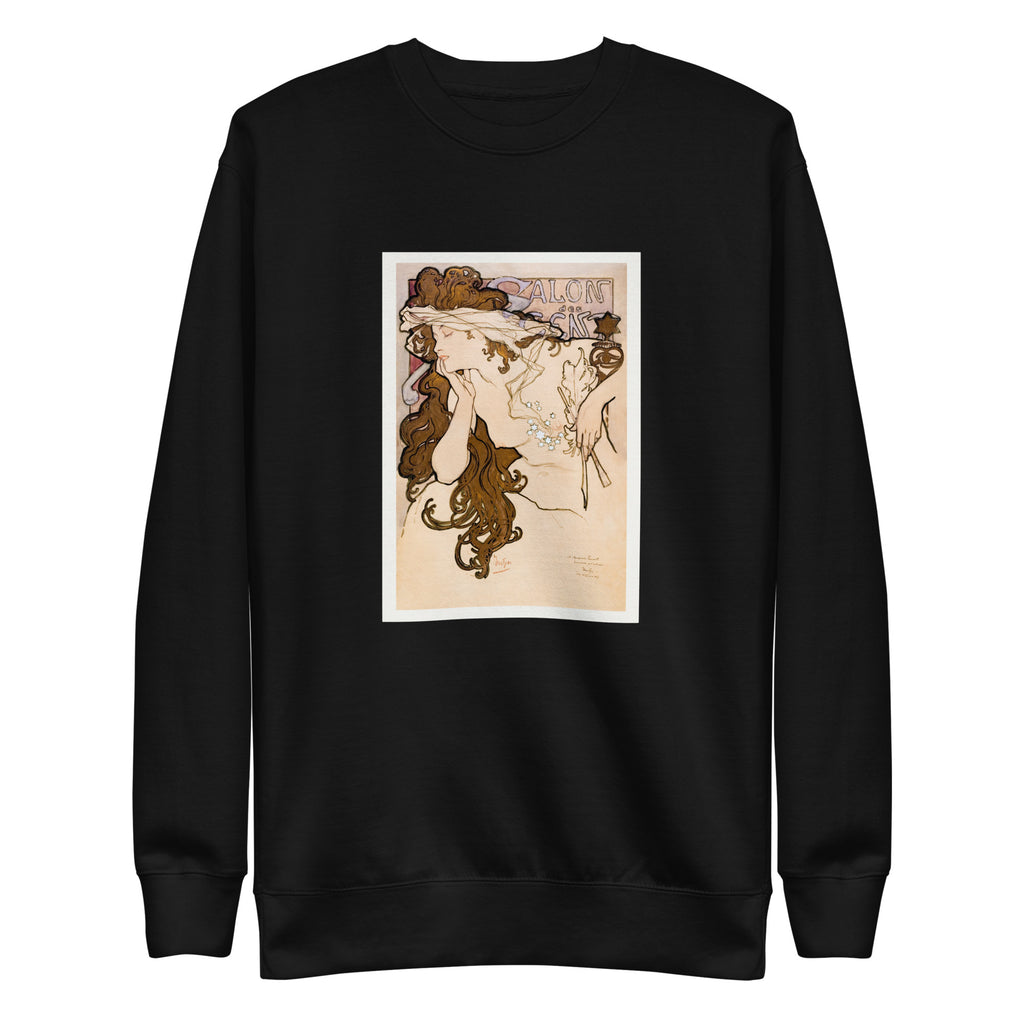 Black Sweater Salon Des Cent Poster Signature