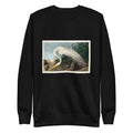 Black Sweater White Heron Signature