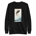 Black Sweater A Jumping Carp - Ohara Koson 1900 Signature