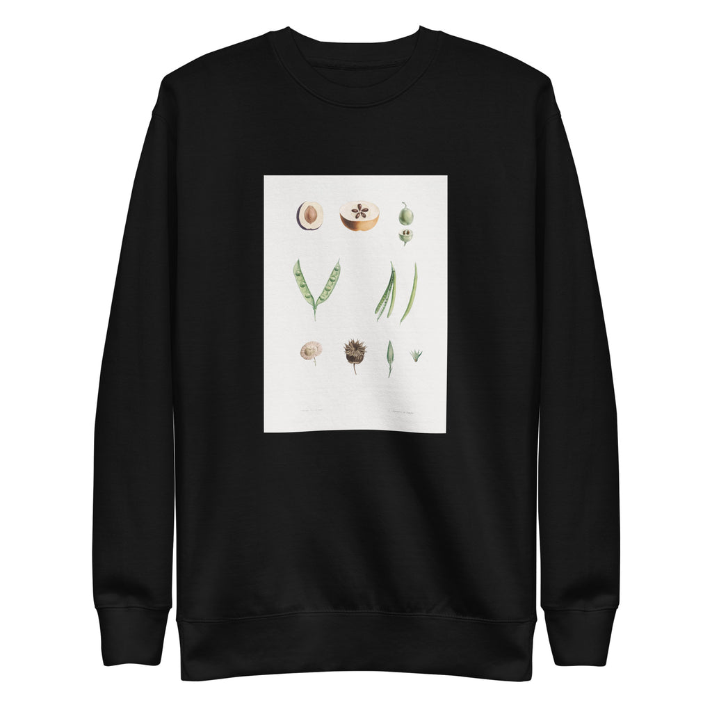 Black Sweater Plants Part - Pierre-Joseph Redoute 1759 Signature