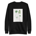 Black Sweater Tree Leaf Set - Pierre-Joseph Redoute 1759 Signature