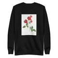 Black Sweater Red Cabbage Rose Also Known As Bengal Eyelet Rosa Indica Caryophyllea - Pierre-Joseph Redoute Original From The Library Of Congress 1817 Signature