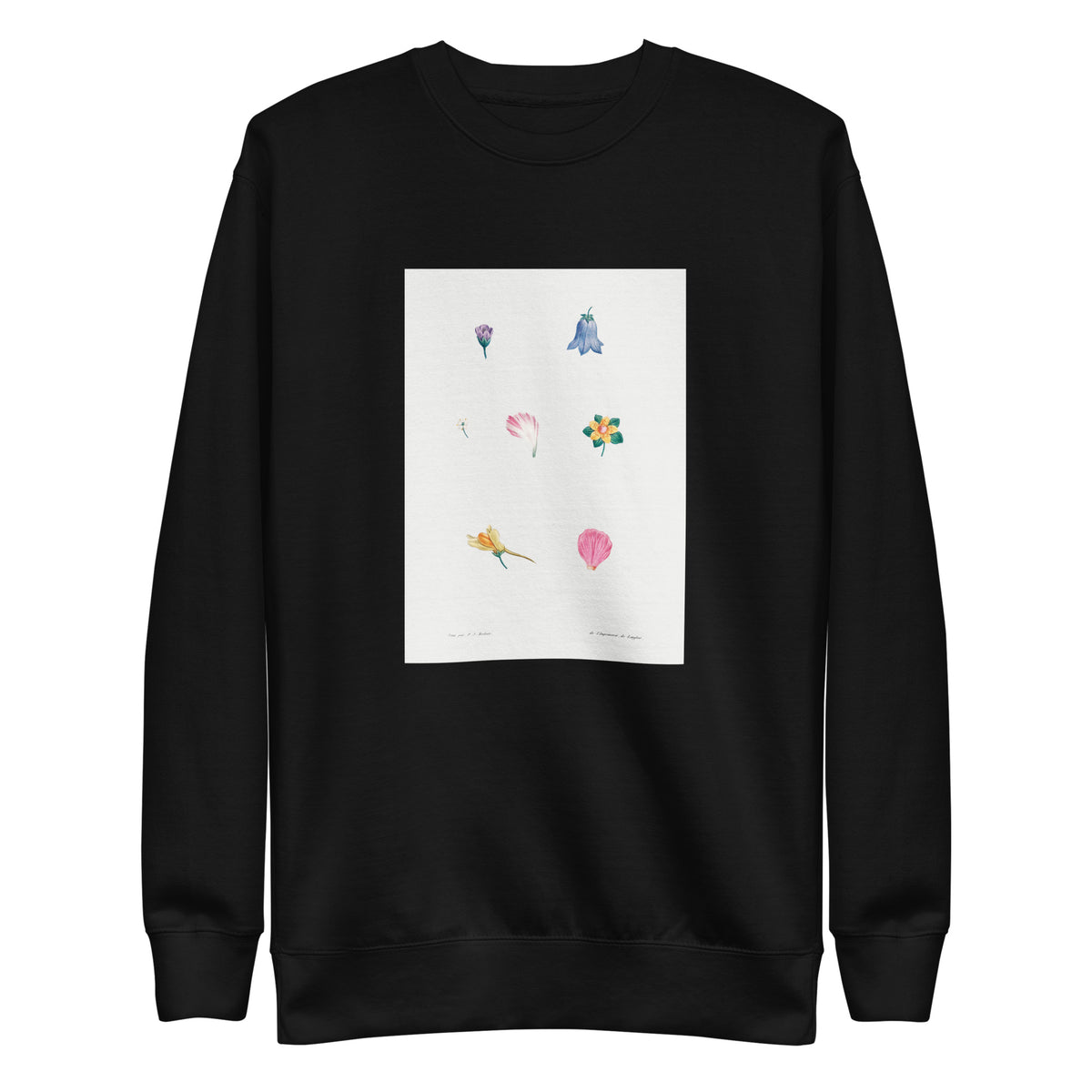 Black Sweater Flower Set Redoute 1759 II Signature