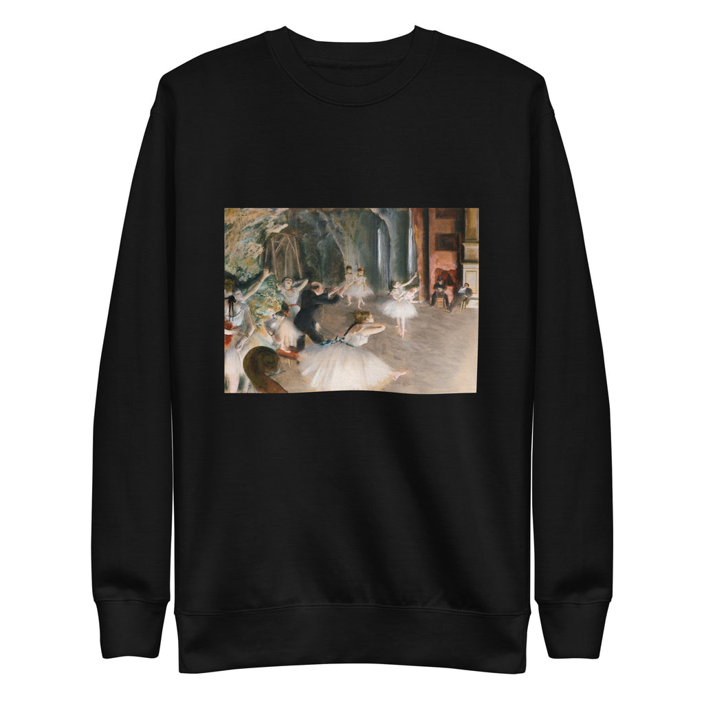 Black Sweater The Rehearsal Onstage Painting In High Resolution Signature
