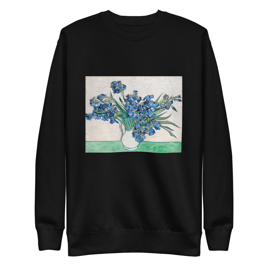 Black Sweater Vincent Van Gogh S Irises Signature