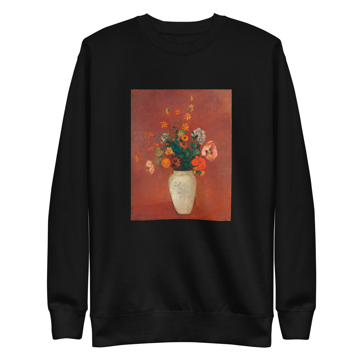 Black Sweater Bouquet In A Chinese Vase 1912 1914 Signature