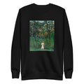Black Sweater Woman Walking In An Exotic Forest Femme Se Promenant Dans Une Foret Exotique Signature