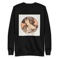 Black Sweater Stained Glass Fouquet Mucha IX Signature