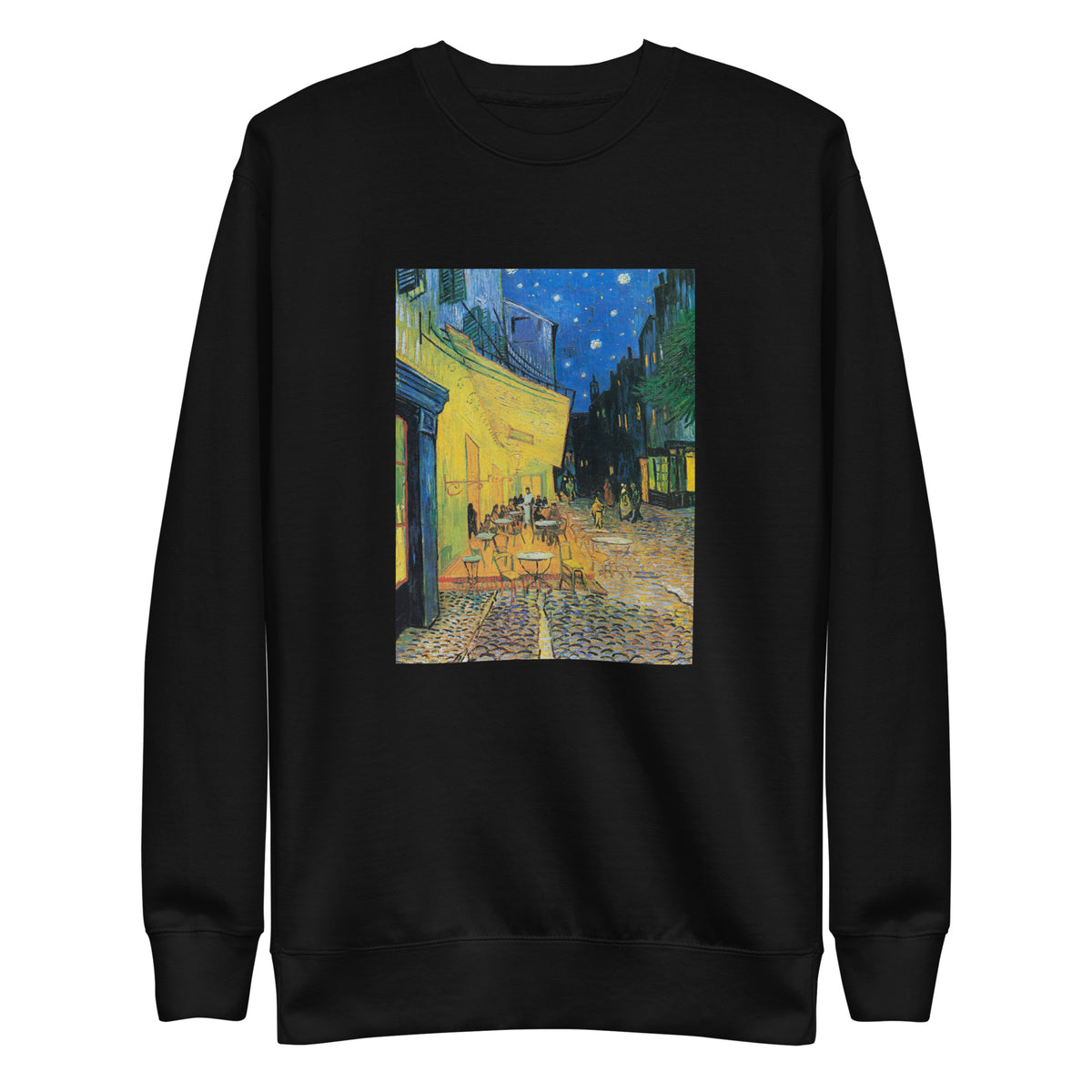 Black Sweater Vincent Van Gogh S Cafe Terrace At Night Famous Painting Signature