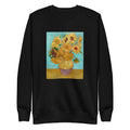 Black Sweater Vincent Van Gogh S Vase With Twelve Sunflowers Famous Painting Signature