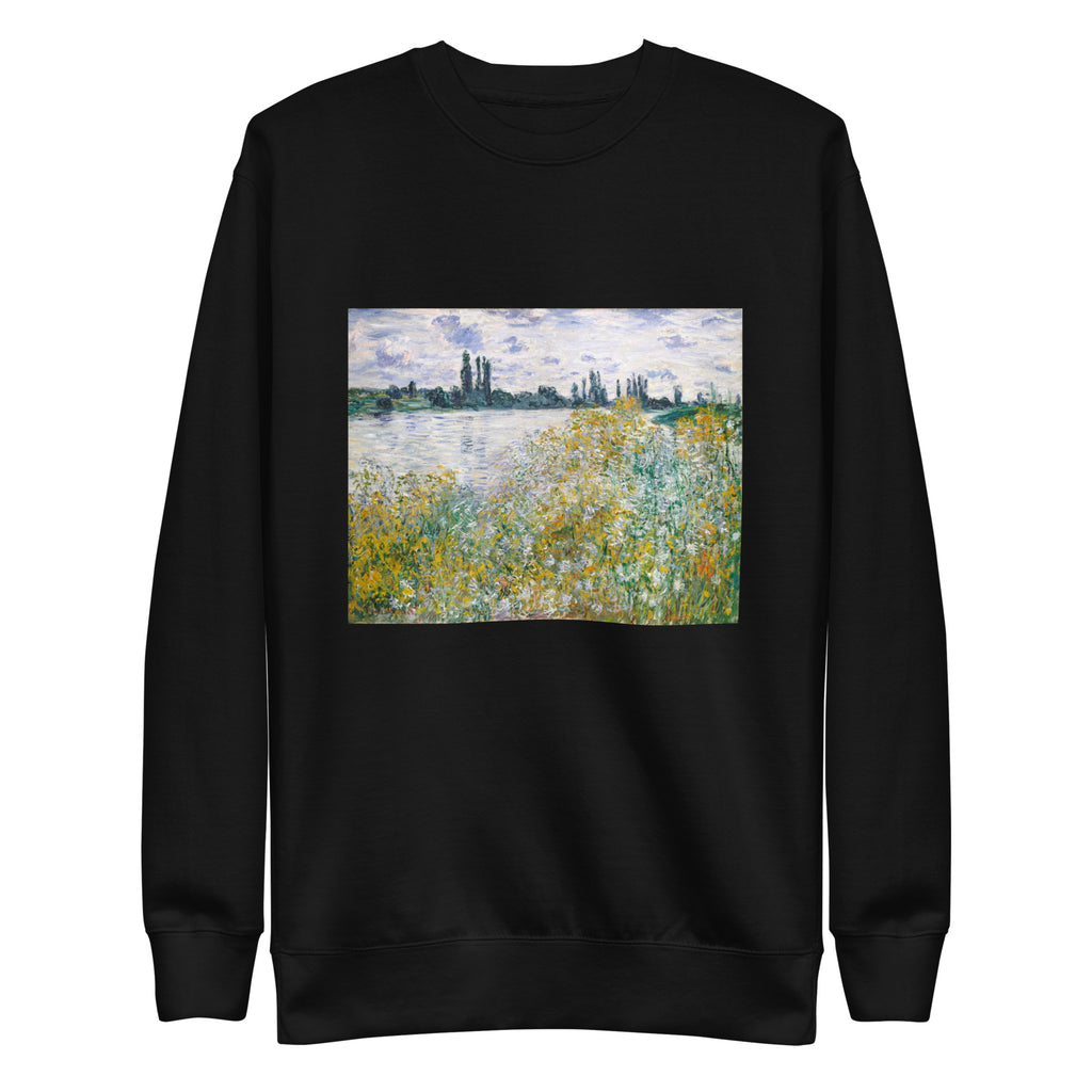 Black Sweater Icirc Le Aux Fleurs Near Vetheuil Signature