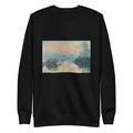 Black Sweater Sun Setting On The Seine At Lavacourt Claude Monet High Resolution Famous Painting Signature