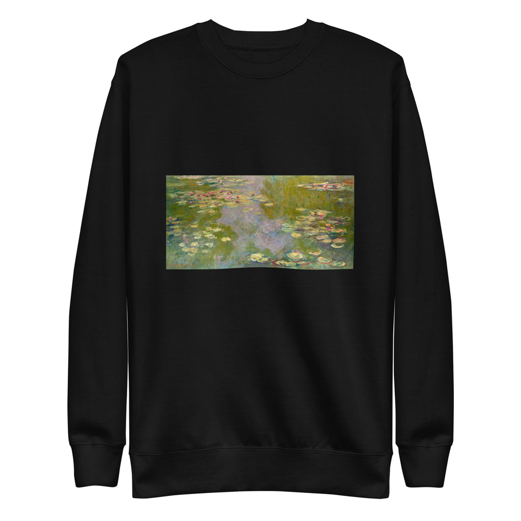 Black Sweater Water Lilies Signature