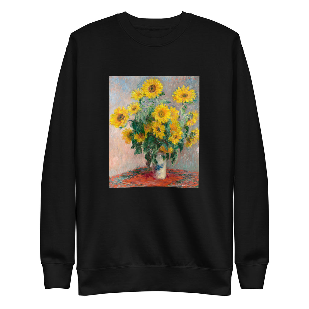 Black Sweater Bouquet Of Sunflowers Signature