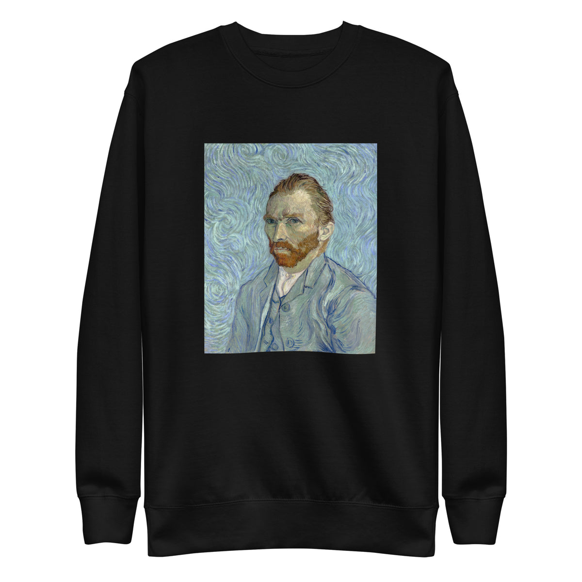 Black Sweater Vincent Van Gogh S Self-Portrait Famous Painting Signature