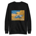Black Sweater Vincent Van Gogh S The Siesta Famous Painting Signature