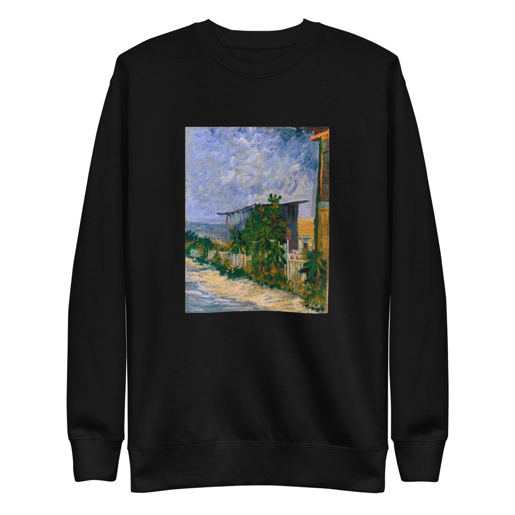 Black Sweater Vincent Van Gogh S Shelter On Montmartre Famous Painting Signature