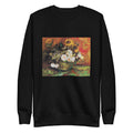 Black Sweater Vincent Van Gogh S Bowl With Sunflowers Roses And Other Flowers Famous Painting Signature