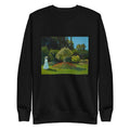 Black Sweater Claude Monet S Lady In The Garden Famous Painting Signature