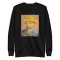 Black Sweater Self-Portrait With A Straw Hat Signature