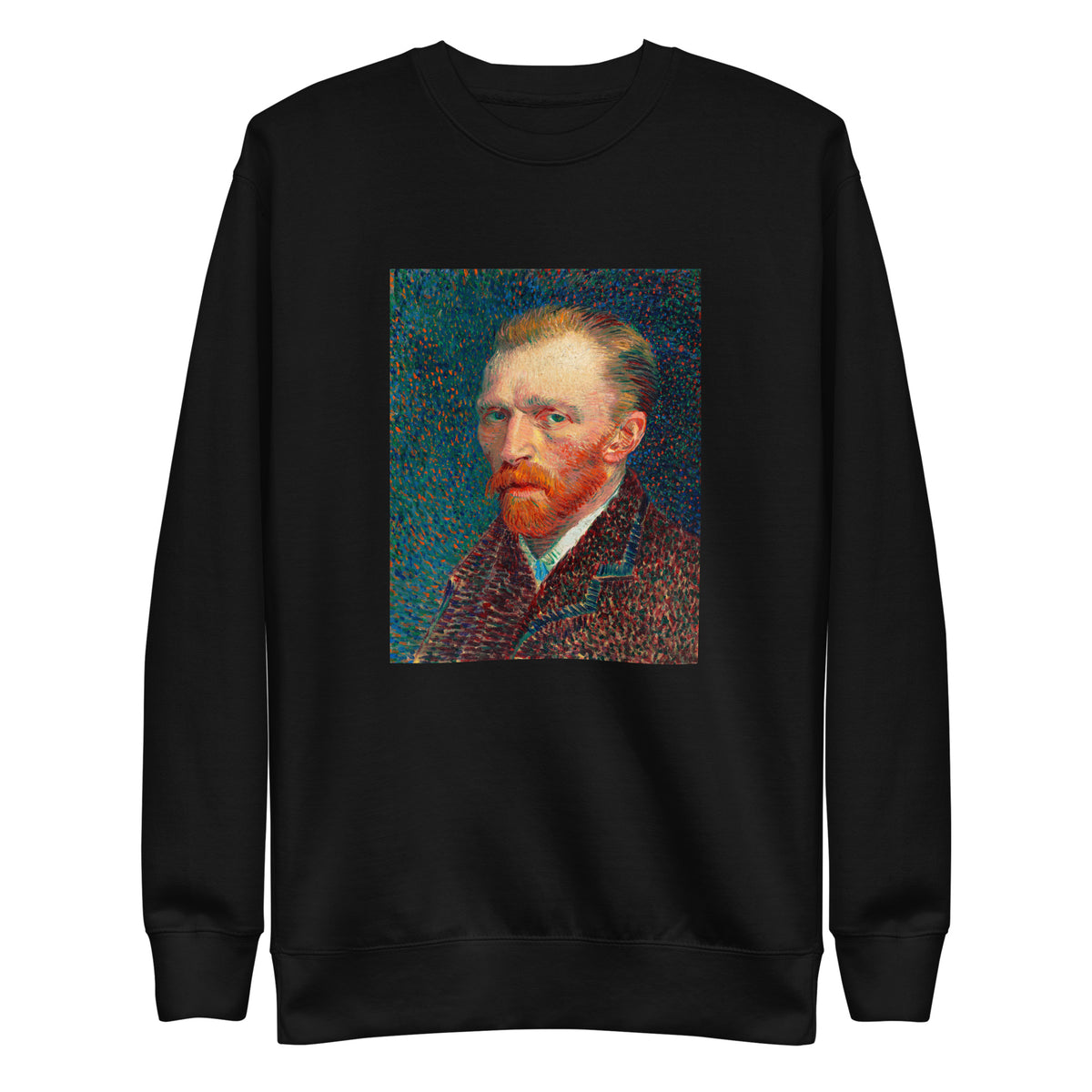 Black Sweater Vincent Van Gogh S Self-Portrait Famous Artworks Signature