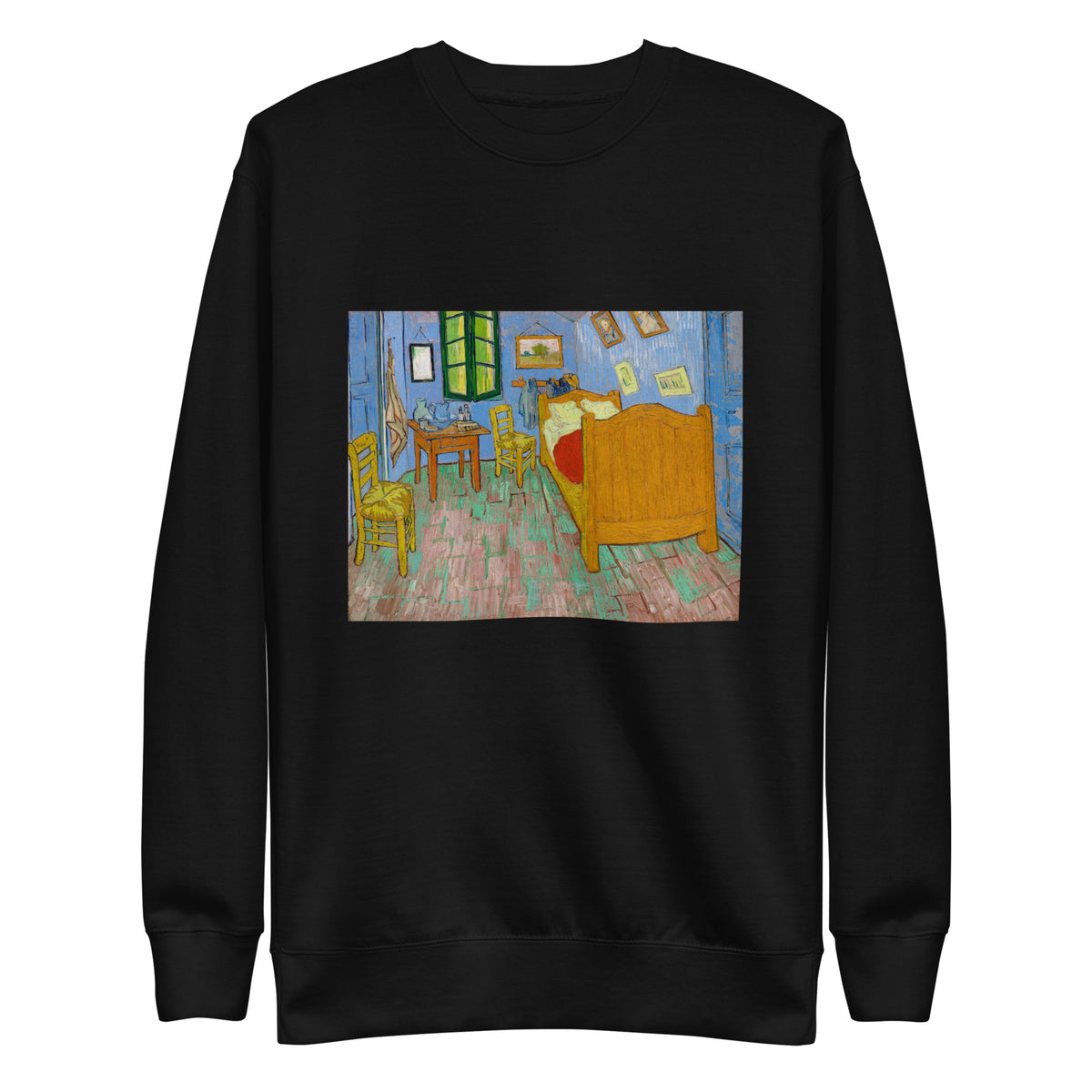 Black Sweater Vincent Van Gogh S The Bedroom Famous Painting Signature