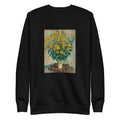 Black Sweater Jerusalem Artichoke Flowers Signature