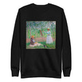 Black Sweater In The Woods At Giverny Blanche Hoschede At Her Easel With Suzanne Hoschede Reading Signature