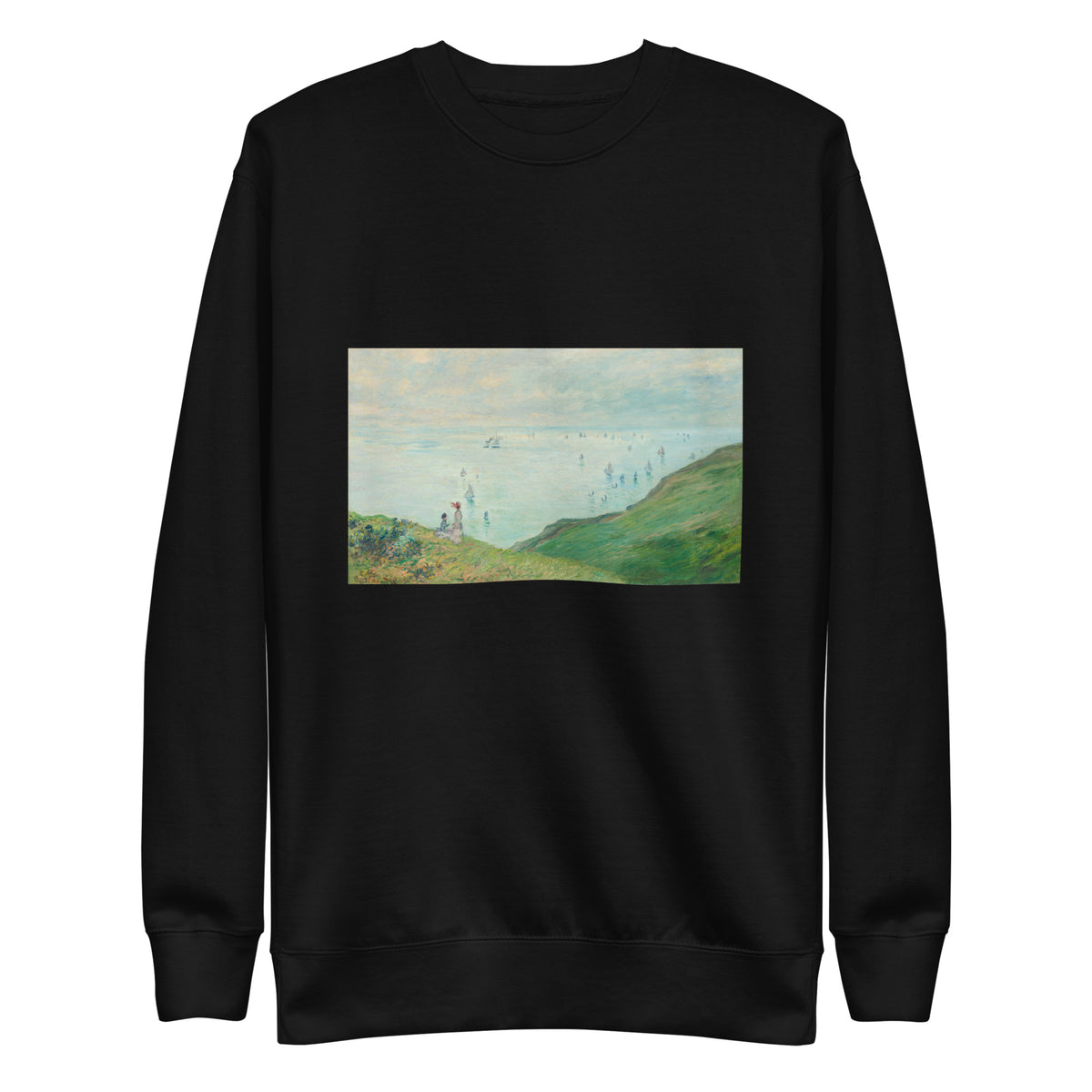 Black Sweater Cliffs At Pourville Signature