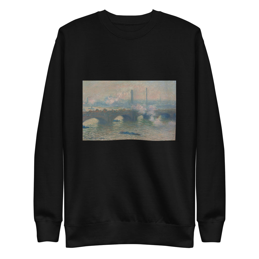 Black Sweater Waterloo Bridge Gray Day Signature