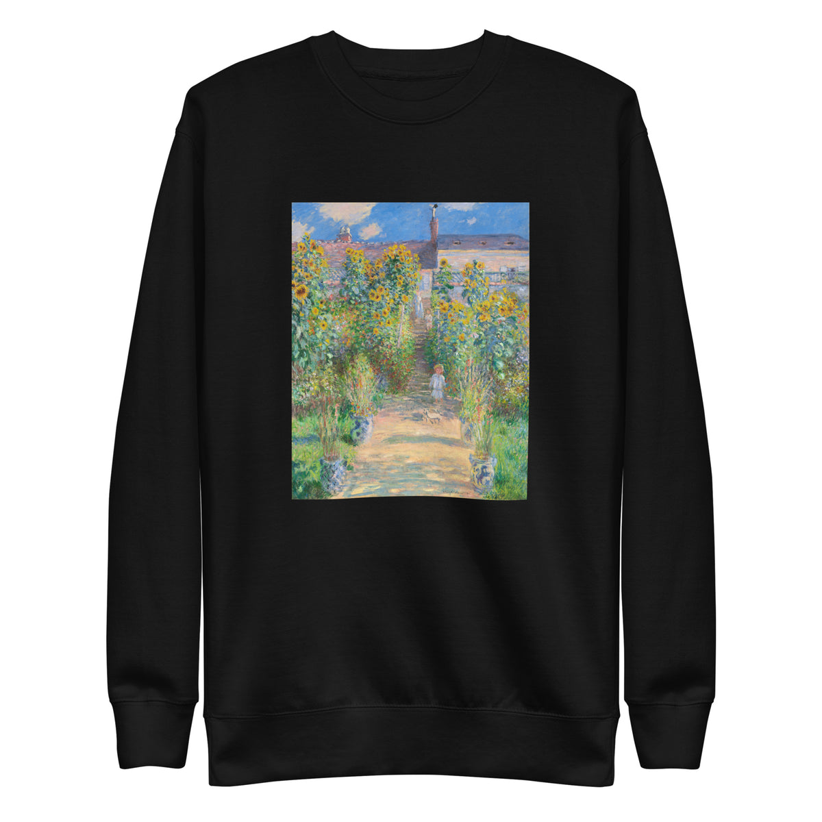Black Sweater The Artist S Garden At Vetheuil Signature