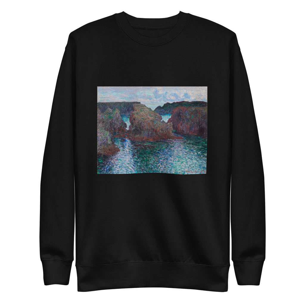 Black Sweater Rocks At Port-Goulphar Belle- Icirc Le Signature