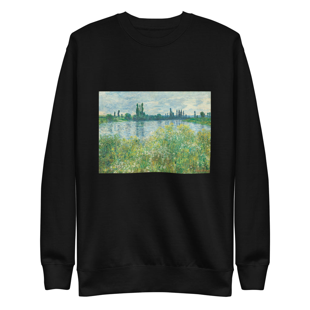 Black Sweater Banks Of The Seine Vetheuil Signature