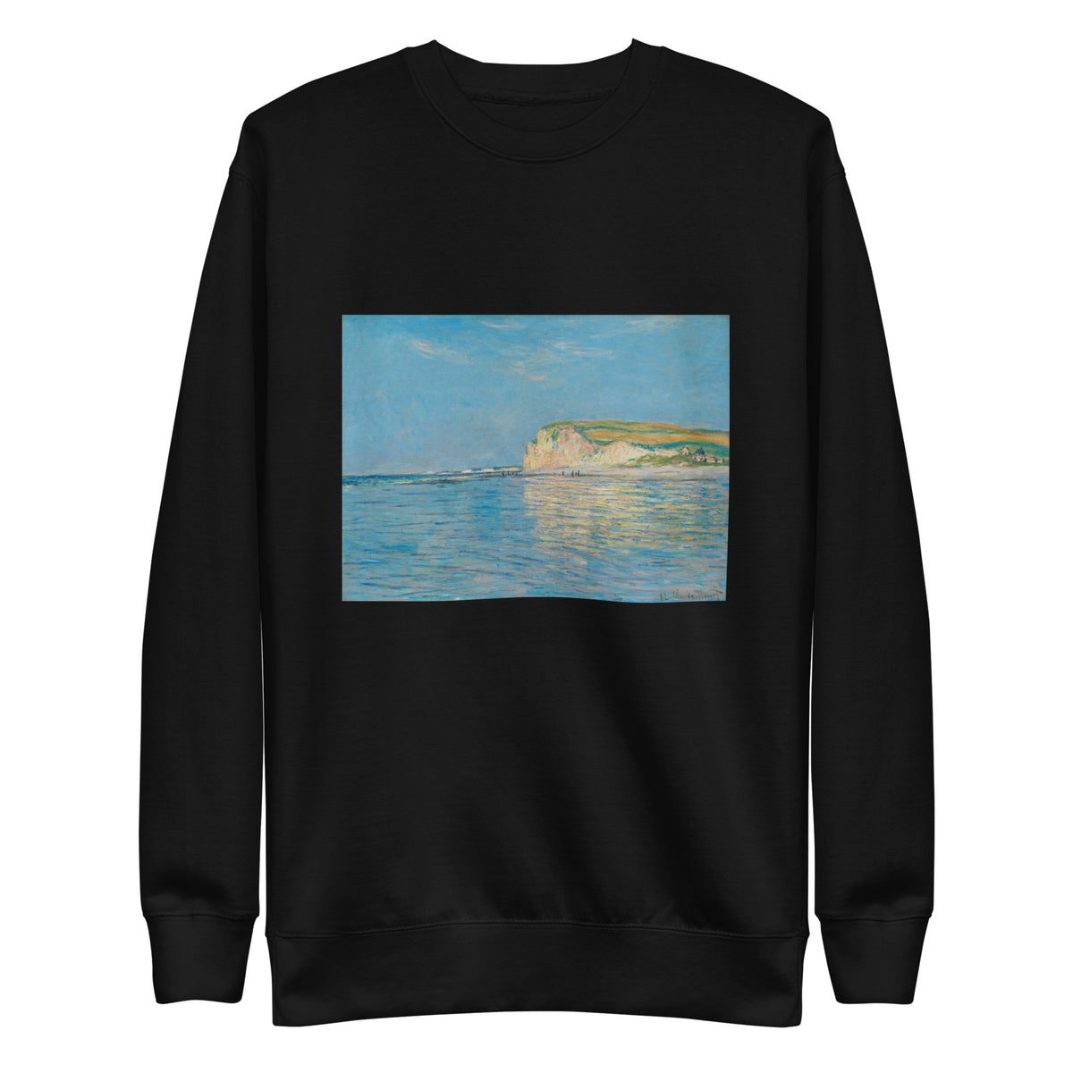 Black Sweater Low Tide At Pourville Near Dieppe Signature