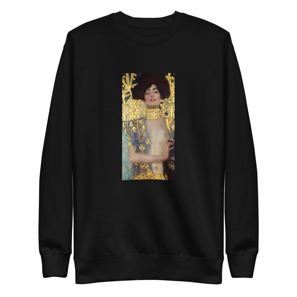 Black Sweater Gustav Klimt Judith And The Head Of Holofernes Famous Painting Signature