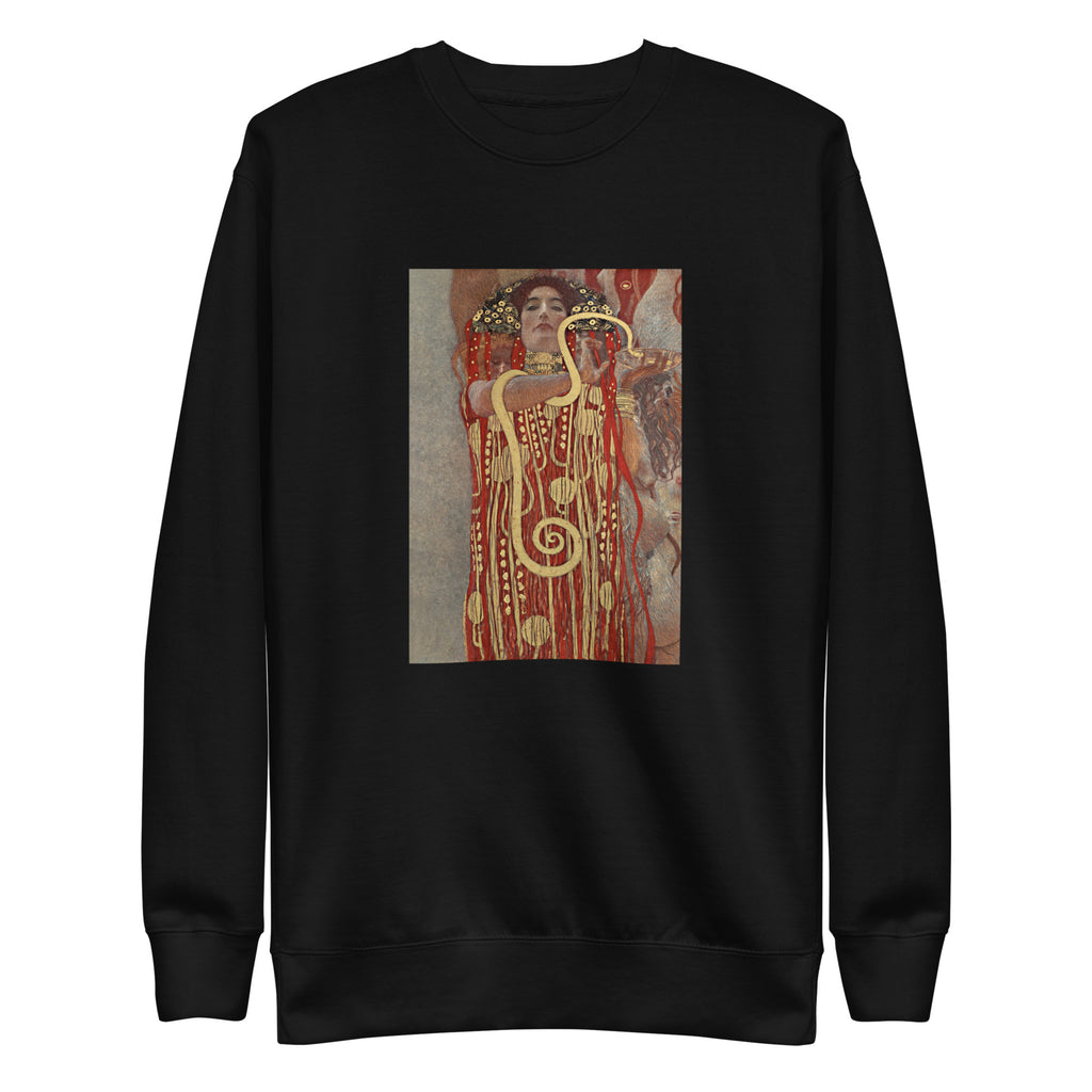 Black Sweater Gustav Klimt Hygieia Famous Painting Signature