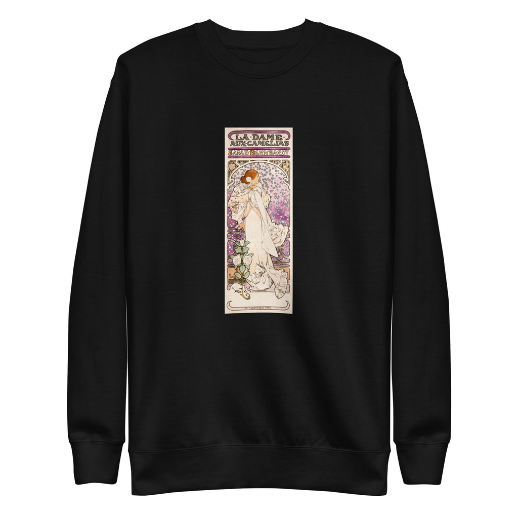 Black Sweater La Dame Aux Camelias Sarah Bernhardt Signature