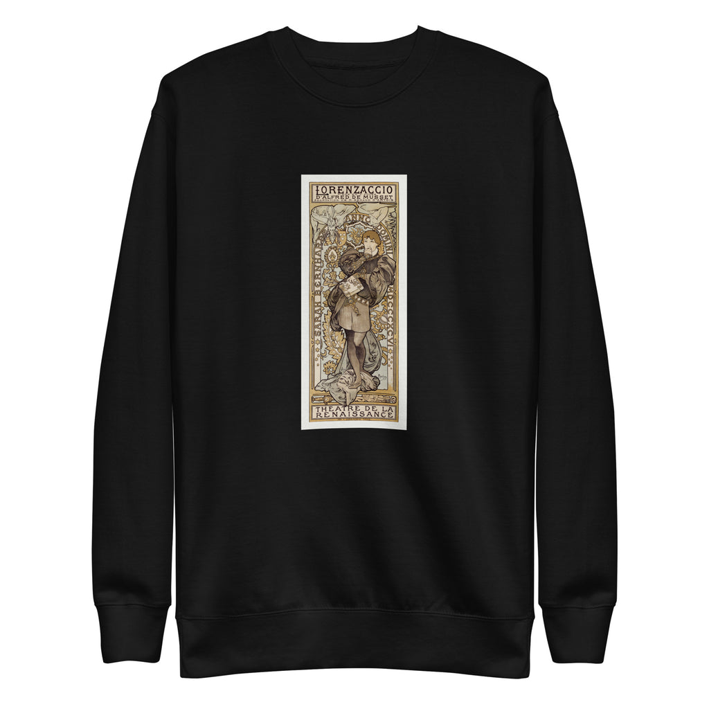 Black Sweater Lorenzaccio Piece En V Actes D Alfred De Musset Adaptation De M Armand D Artois Theatre De La Renaissance - Alphonse Maria Mucha 1869 Signature