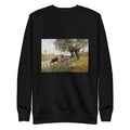 Black Sweater Countryside Near Grez-Sur-Loing Painting In High Resolution Signature