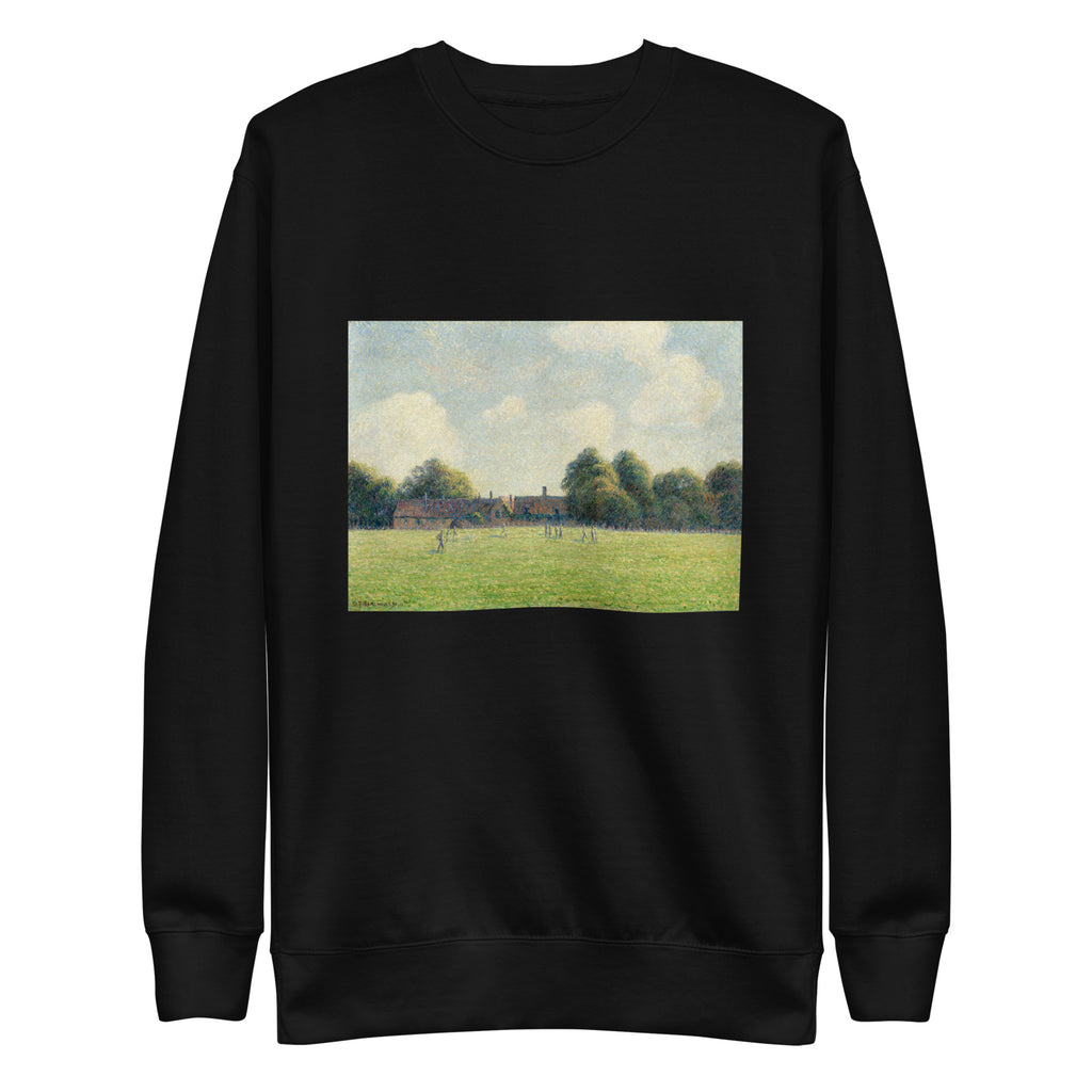 Black Sweater Hampton Court Green Signature