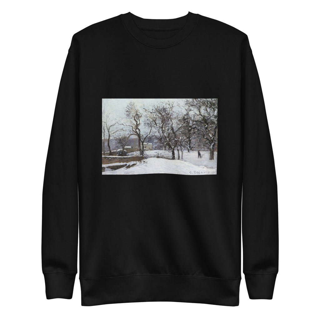 Black Sweater Snow At Louveciennes Signature