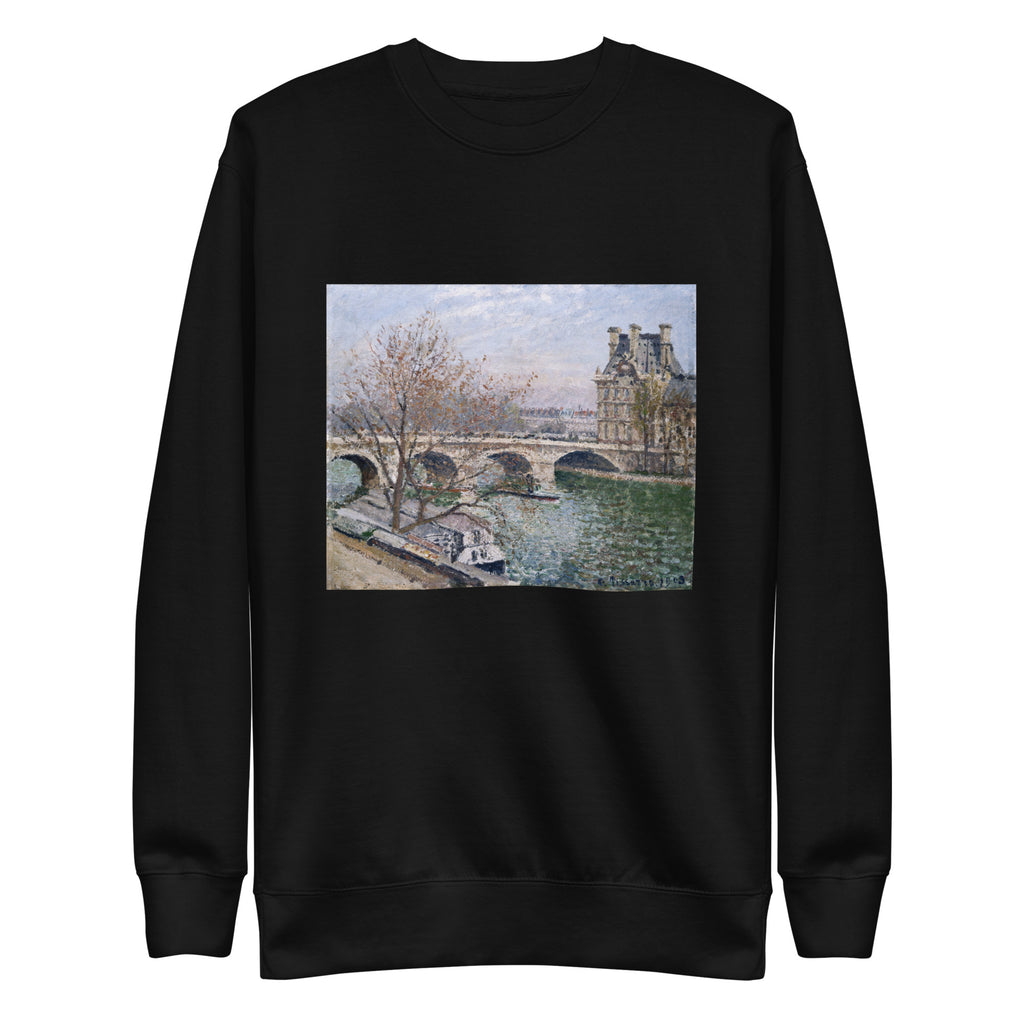 Black Sweater The Pont Royal And The Pavillon De Flore Signature