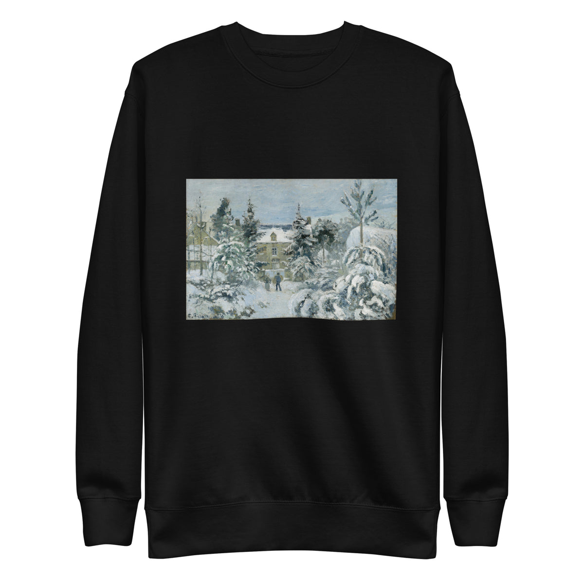 Black Sweater Piette House At Montfoucault Painting In High Resolution Signature