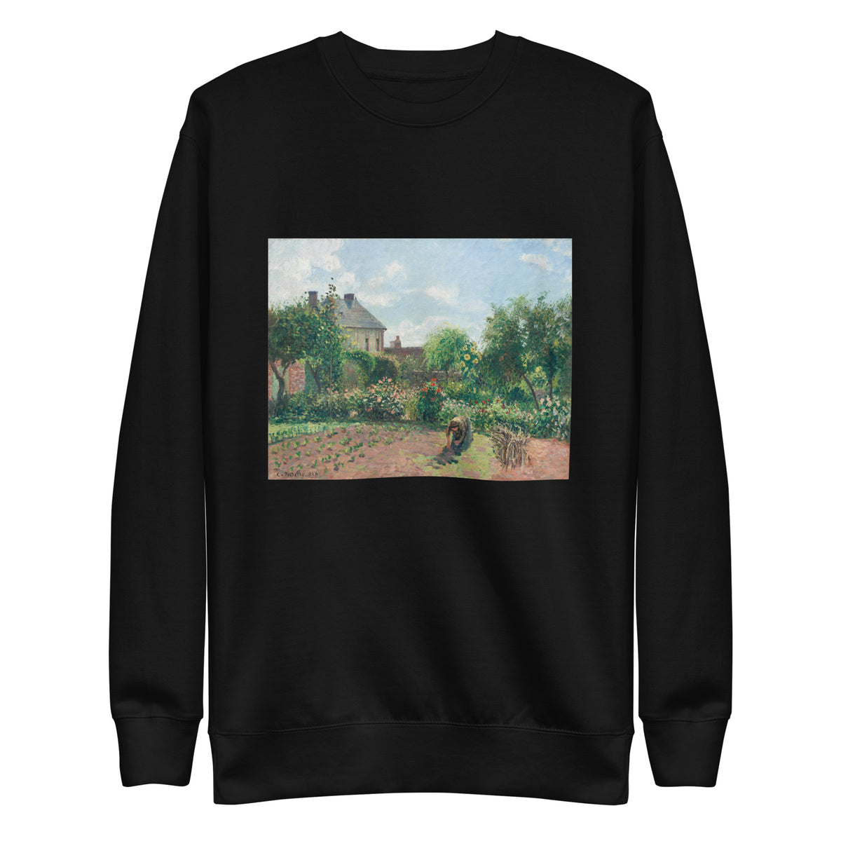 Black Sweater The Artist Garden At Eragny Signature