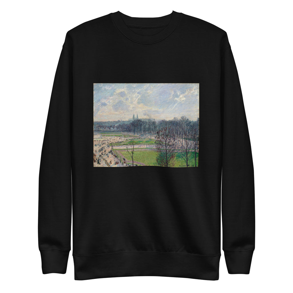 Black Sweater The Garden Of The Tuileries On A Winter Afternoon Signature