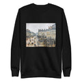 Black Sweater French Theater Square Paris Painting In High Resolution Signature