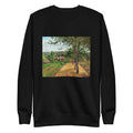 Black Sweater Orchards At Louveciennes Painting In High Resolution Signature