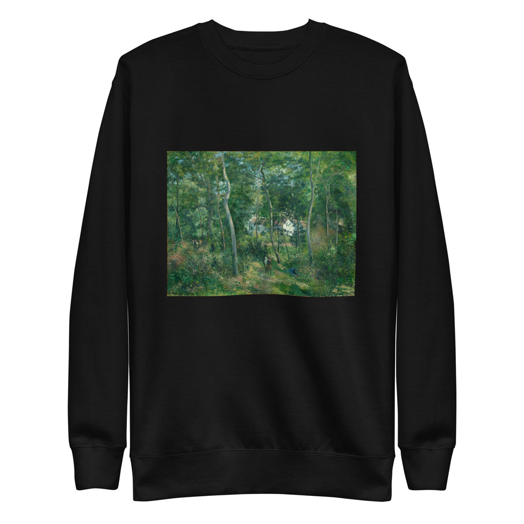 Black Sweater Edge Of The Woods Near L Hermitage Pontoise Signature